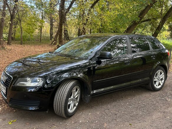 2009 Audi A3 II (8P) Рестайлинг 2, чёрный - вид 6