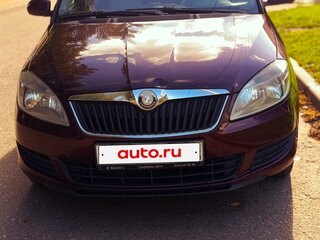 2010 Skoda Fabia II Рестайлинг, красный, 430000 рублей, вид 1