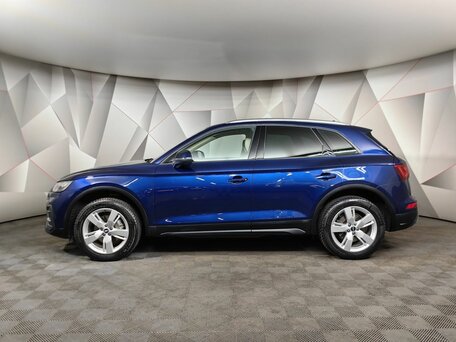 2021 Audi Q5 45 TFSI II (FY) Рестайлинг, синий, 4540000 рублей, вид 5