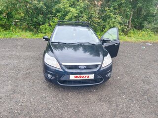 2008 Ford Focus II Рестайлинг, чёрный, 620000 рублей, вид 2