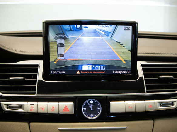 2016 Audi A8 III (D4) Рестайлинг, синий - вид 19