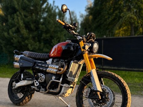 2023 Triumph Scrambler, красный, 1283311 рублей, вид 1