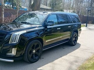 2018 Cadillac Escalade IV, чёрный, 3250000 рублей, вид 1