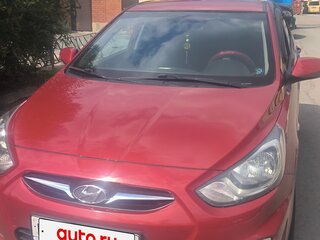 2012 Hyundai Solaris I, красный, 550000 рублей, вид 1