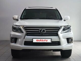 2013 Lexus LX 570 III Рестайлинг, белый, 4270000 рублей, вид 2