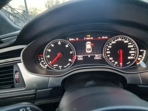 2015 Audi A7 I (4G) Рестайлинг, синий, 4600000 рублей - вид 23