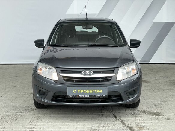 2018 Lada (ВАЗ) Granta I Рестайлинг, серый, 745000 рублей - вид 1