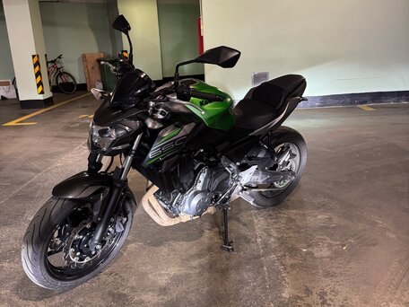 2019 Kawasaki Z 650, зелёный, 620000 рублей, вид 2