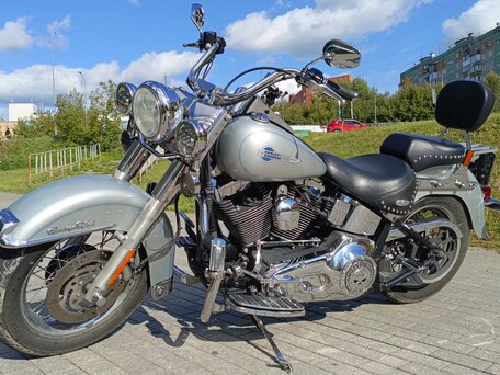 2004 Harley-Davidson Heritage, серебристый, 720000 рублей, вид 3