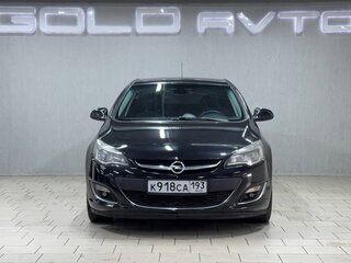 2012 Opel Astra J Рестайлинг, чёрный, 790000 рублей, вид 2
