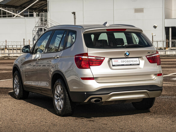 2014 BMW X3 20i xDrive II (F25) Рестайлинг, серый - вид 6