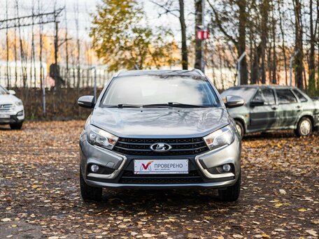 2019 Lada (ВАЗ) Vesta SW I, серый, 880000 рублей, вид 3