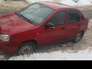 2007 Lada (ВАЗ) Kalina I, красный, 160000 рублей, вид 3