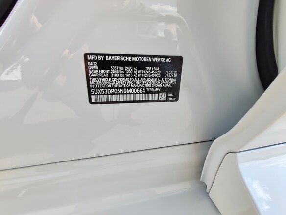 2022 BMW X3 30i xDrive III (G01) Рестайлинг, белый, 3550000 рублей - вид 18