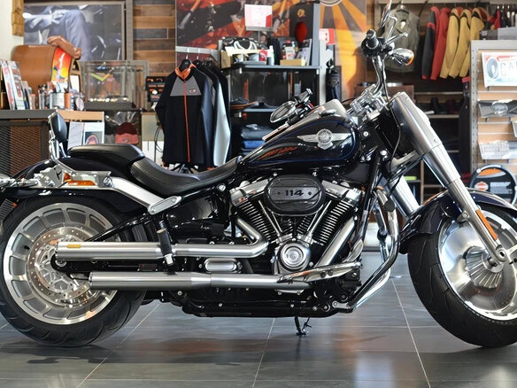 2019 Harley-Davidson Fat Boy, синий, 2550000 рублей