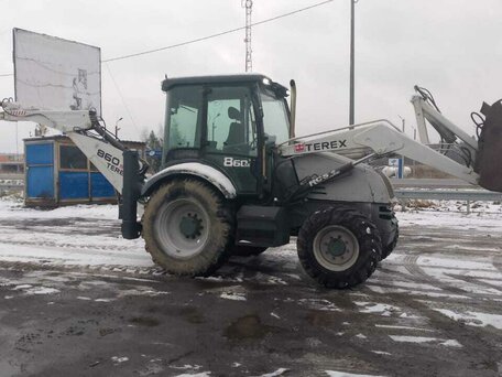 2004 Terex Экскаваторы-погрузчики, серый, 2400000 рублей, вид 2