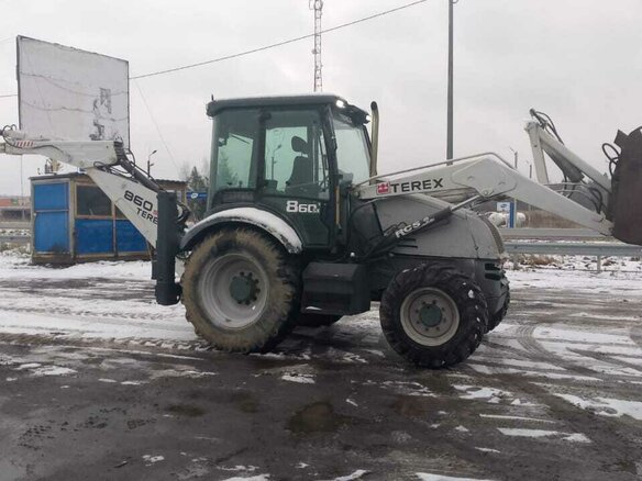 2004 Terex Экскаваторы-погрузчики, серый, 2400000 рублей - вид 1