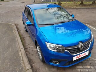 2019 Renault Logan II Рестайлинг, синий, 950000 рублей, вид 1