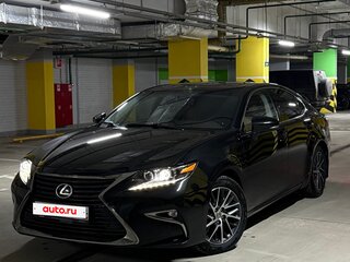 2016 Lexus ES 250 VI Рестайлинг, чёрный, 2900000 рублей, вид 2