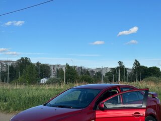 2008 Mitsubishi Lancer X, красный, 659000 рублей, вид 2