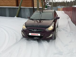 2011 Hyundai Solaris I, фиолетовый, 600000 рублей, вид 1