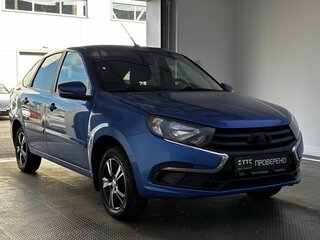 2020 Lada (ВАЗ) Granta I Рестайлинг, синий, 630000 рублей, вид 3