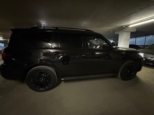 2019 Infiniti QX80 I Рестайлинг 2, чёрный, 7900000 рублей - вид 3