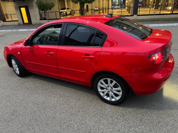 2007 Mazda 3 I (BK) Рестайлинг, красный, 690000 рублей - вид 3