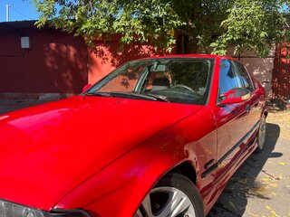 1993 BMW 3 серии 316i III (E36), красный, 345000 рублей, вид 2