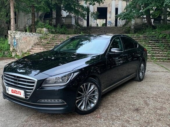 2015 Hyundai Genesis II, чёрный, 1950000 рублей