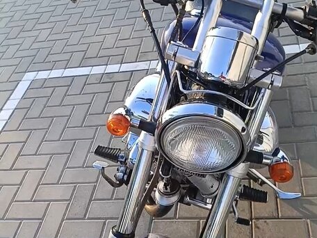 1996 Yamaha XV400 Virago, синий, 269000 рублей, вид 4