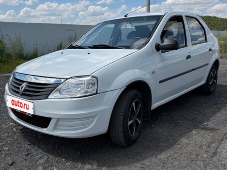 2010 Renault Logan I Рестайлинг, белый, 365000 рублей, вид 2