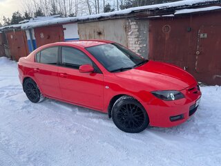 2008 Mazda 3 I (BK) Рестайлинг, красный, 585000 рублей, вид 3