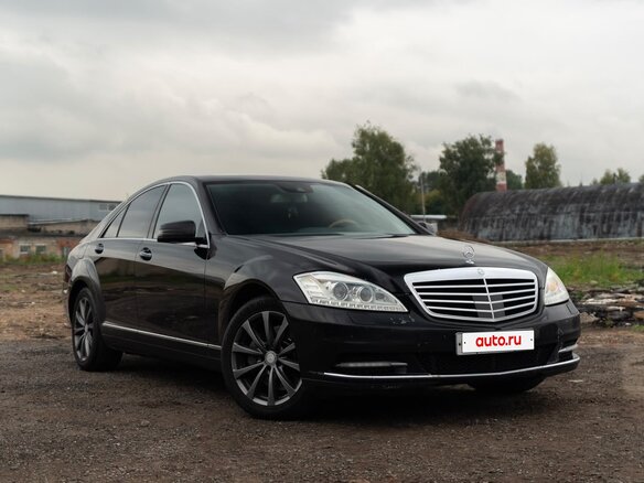 2010 Mercedes-Benz S-Класс 350 V (W221) Рестайлинг, чёрный, 1690000 рублей - вид 1