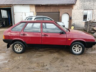 1993 Lada (ВАЗ) 2109, красный, 115000 рублей, вид 2