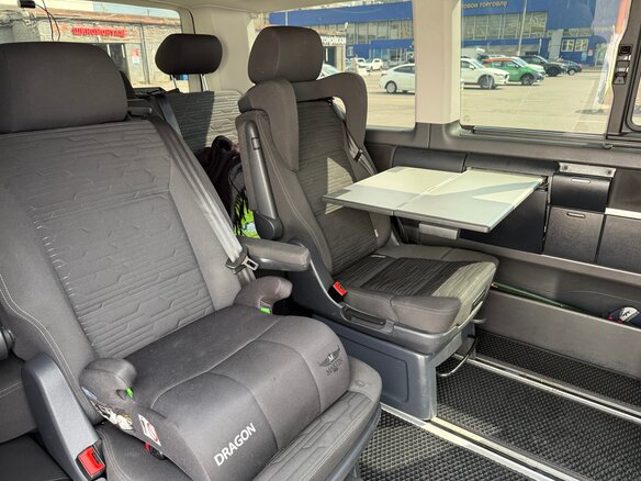 2020 Volkswagen Multivan T6 Рестайлинг, синий, 5500000 рублей - вид 16