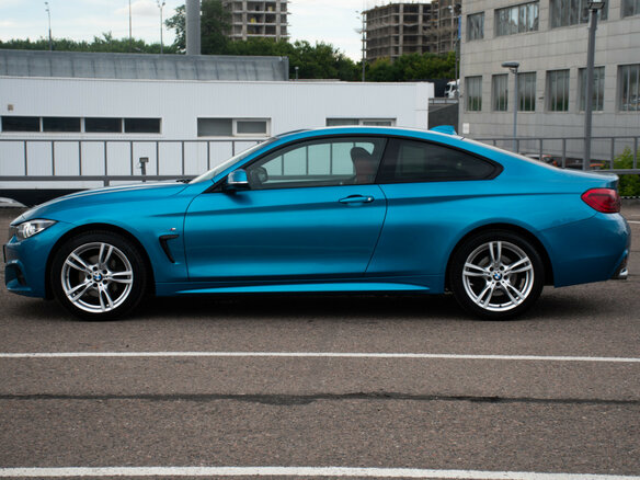 2018 BMW 4 серии 420d xDrive F32/F33/F36 Рестайлинг, синий - вид 8