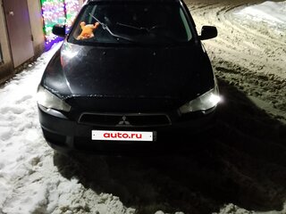 2008 Mitsubishi Lancer X, чёрный, 680000 рублей, вид 3