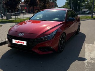 2021 Hyundai Avante N Line VII, красный, 2290000 рублей, вид 3