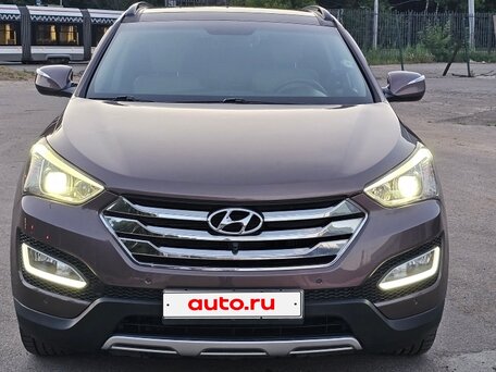 2013 Hyundai Santa Fe III, коричневый, 2375000 рублей, вид 3