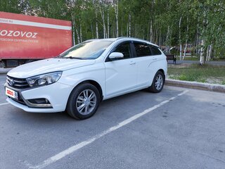 2019 Lada (ВАЗ) Vesta SW I, белый, 915000 рублей, вид 1
