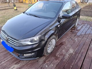 2015 Volkswagen Polo V Рестайлинг, чёрный, 439000 рублей, вид 2