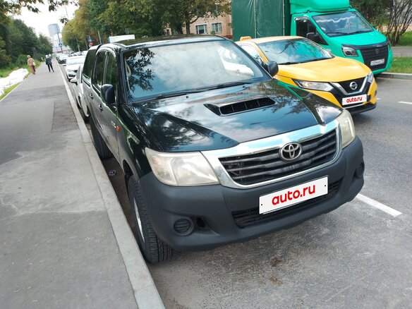 2012 Toyota Hilux VII Рестайлинг, чёрный