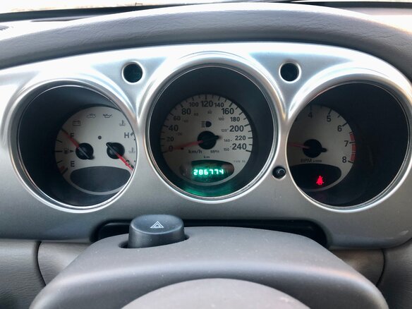 2000 Chrysler PT Cruiser, чёрный, 450000 рублей - вид 6
