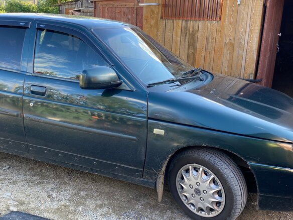2002 Lada (ВАЗ) 2110, зелёный, 140000 рублей - вид 5