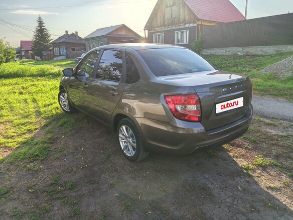 2024 Lada (ВАЗ) Granta I Рестайлинг, коричневый - вид 3