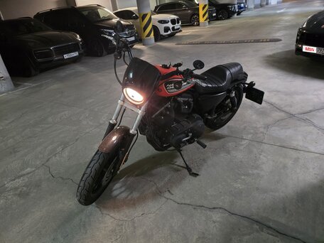 2008 Harley-Davidson Sportster 883, оранжевый, 700000 рублей, вид 4