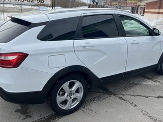 2018 Lada (ВАЗ) Vesta SW Cross I, белый, 1200000 рублей, вид 2