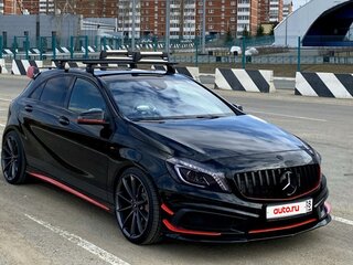 2013 Mercedes-Benz A-Класс AMG 45 AMG I (W176), чёрный, 2100000 рублей, вид 1