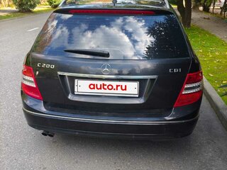 2008 Mercedes-Benz C-Класс 200 CDI III (W204), чёрный, 980000 рублей, вид 3